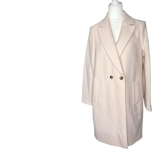 J.Crew Daphne Topcoat in Italian Boiled Wool in Cream Color Size 12 - Picture 13 of 13